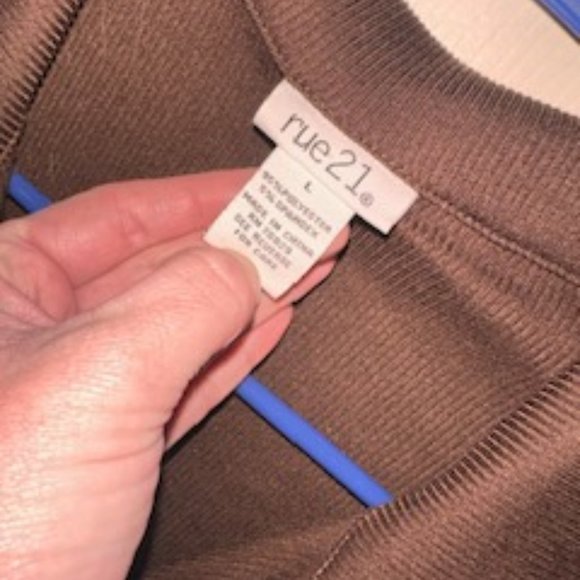 Women's large Rue21 collared crop - Picture 2 of 2